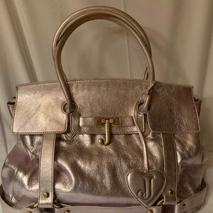Rare Juicy Couture Ice Pink Metallic Birkin Bag